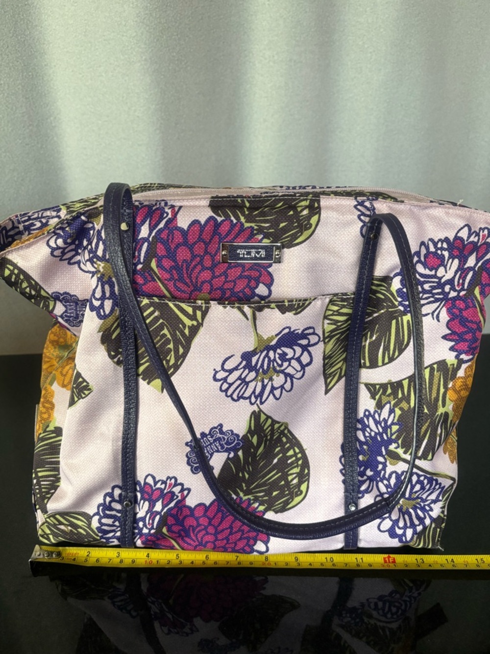 Authentic TUMI Voyageur Floral Tote x Anna Sui designer-Limited Edition